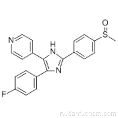 Пиридин, 4- [4- (4-фторфенил) -2- [4- (метилсульфинил) фенил] -1H-имидазол-5-ил] - CAS 152121-47-6